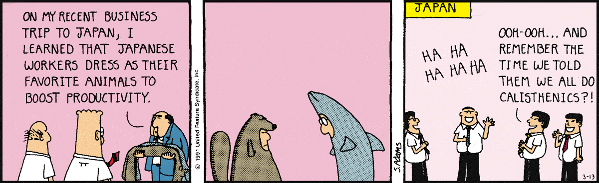 Dilbert
Catroon